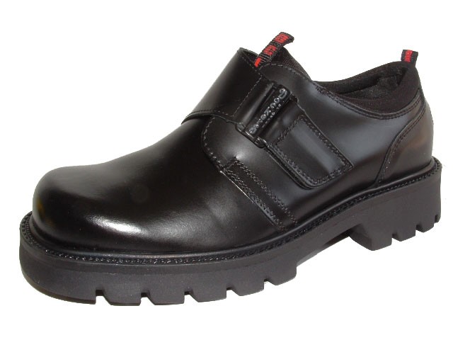 NEU Dockers Herrenschuhe Leder Schuhe Klett Halbschuhe Boots 115705